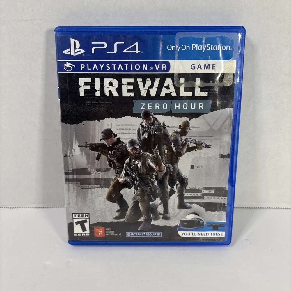 Firewall Zero Hour VR Sony PlayStation 4 2018 No Manual Tested